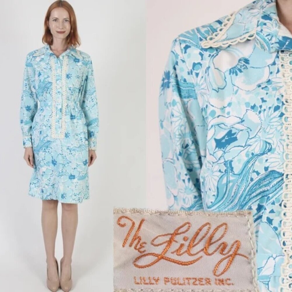 Authentic 60s The Lilly Pulitzer Shift Dress, Vintage Mod Designer